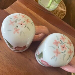 Waverly "garden Room" Salt And Pepper Shakers Floral